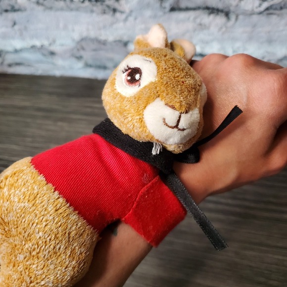 Peter Rabbit Flopsy Bunny Plush Wrist Hugger Dan Dee Stuffed Animal Toy Bracelet - Picture 4 of 8